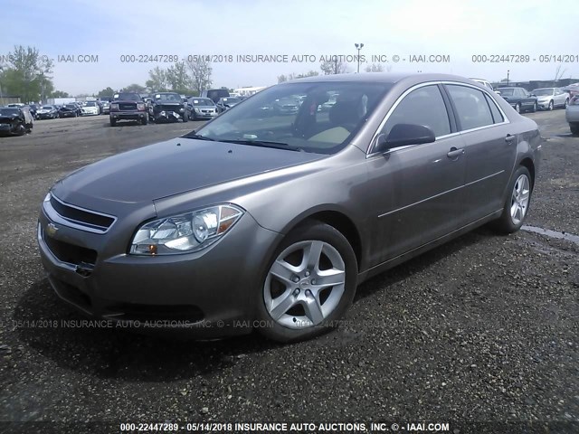 1G1ZB5E15BF389727 - 2011 CHEVROLET MALIBU LS 棕色 照片 2