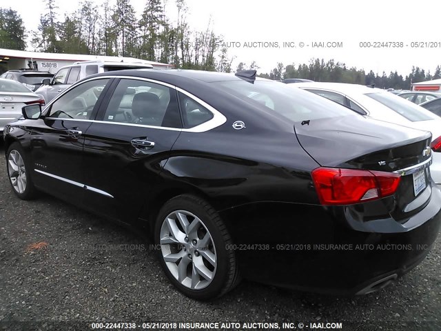 2G1125S33J9152695 - 2018 CHEVROLET IMPALA PREMIER Սև լուսանկար 3