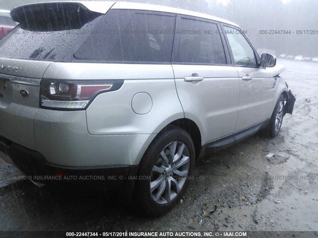 SALWR2VF9FA529323 - 2015 LAND ROVER RANGE ROVER SPORT SC Champagne photo 4