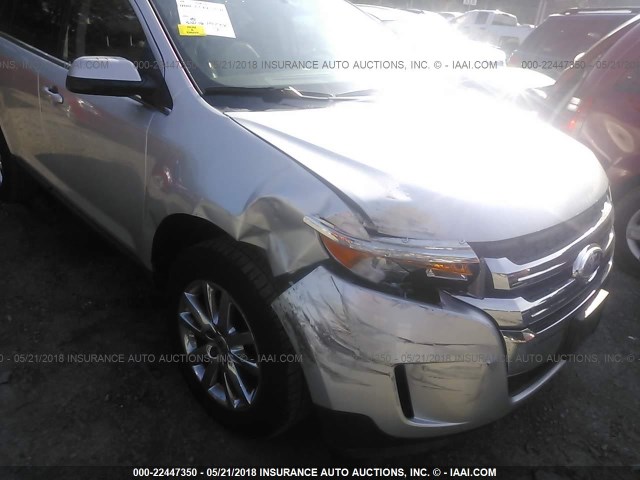 2FMDK4KCXCBA23360 - 2012 FORD EDGE LIMITED SILVER photo 6