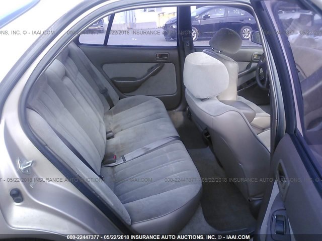 4T1BG12K0TU779630 - 1996 TOYOTA CAMRY DX/LE/XLE GOLD photo 8