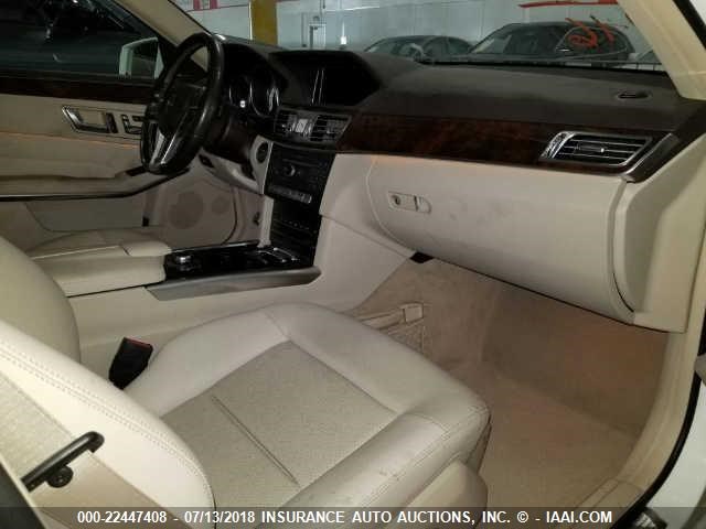 WDDHF5KB7GB261465 - 2016 MERCEDES-BENZ E 350 WHITE photo 5