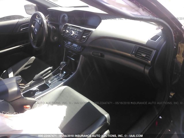 1HGCR2F51HA158128 - 2017 HONDA ACCORD SPORT 勃艮第红 照片 5
