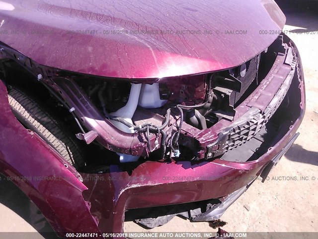 1HGCR2F51HA158128 - 2017 HONDA ACCORD SPORT 勃艮第红 照片 6