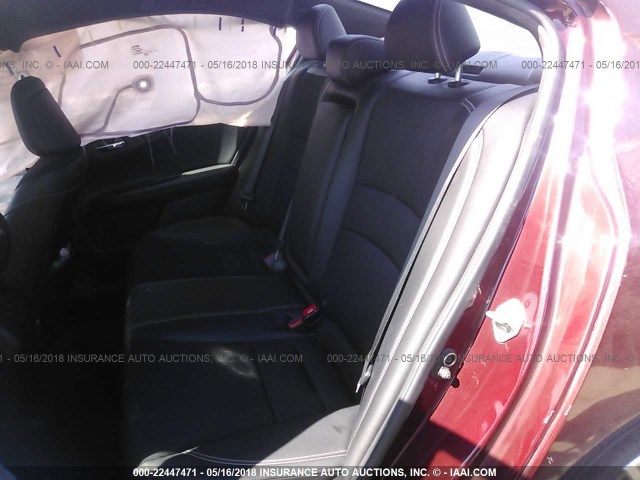 1HGCR2F51HA158128 - 2017 HONDA ACCORD SPORT 勃艮第红 照片 8