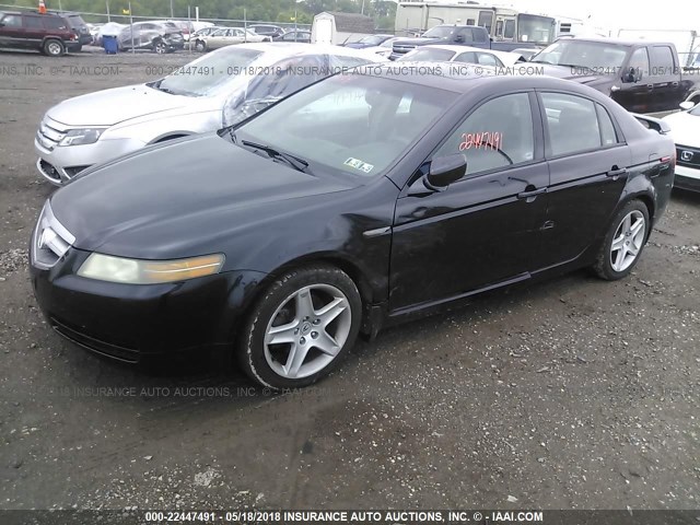 19UUA66294A021053 - 2004 ACURA TL BLACK photo 2