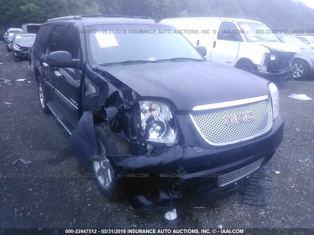 1GKFK66888J162375 - 2008 GMC YUKON XL DENALI BLACK photo 1