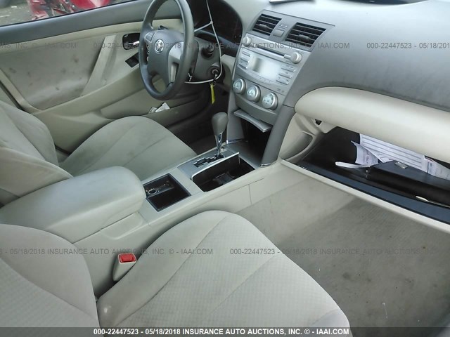 4T1BE46K87U680299 - 2007 TOYOTA CAMRY NEW GENERAT CE/LE/XLE/SE GREEN photo 5