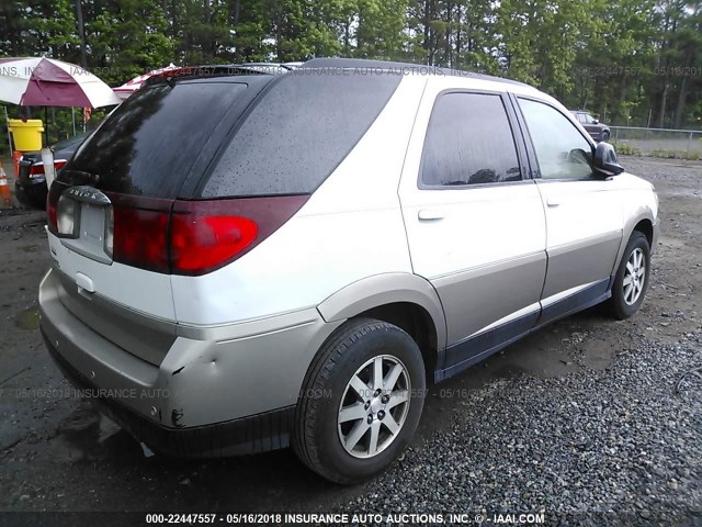 3G5DA03E64S530579 - 2004 BUICK RENDEZVOUS CX/CXL WHITE photo 4