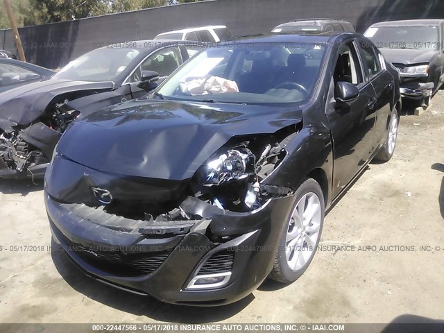 JM1BL1S57A1108397 - 2010 MAZDA 3 S GRAY photo 2