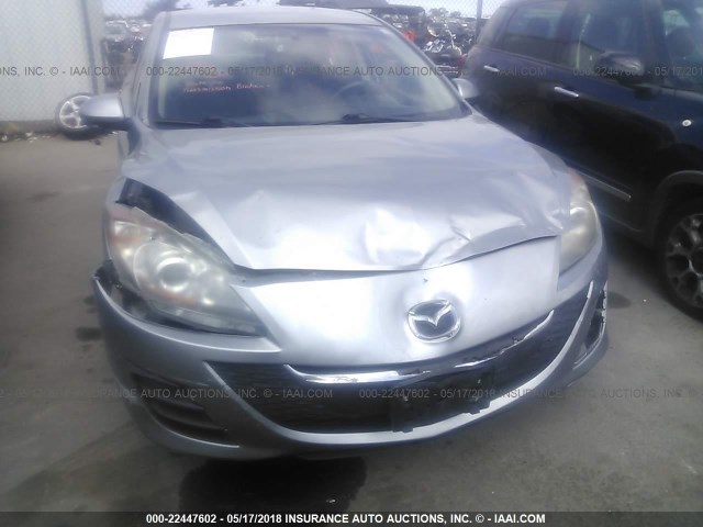 JM1BL1SG4A1108682 - 2010 MAZDA 3 I GRAY photo 6