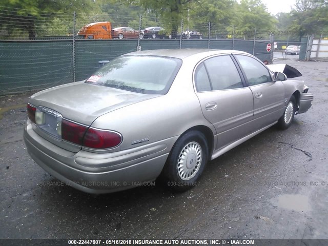 1G4HP54KX14196915 - 2001 BUICK LESABRE CUSTOM BROWN photo 4