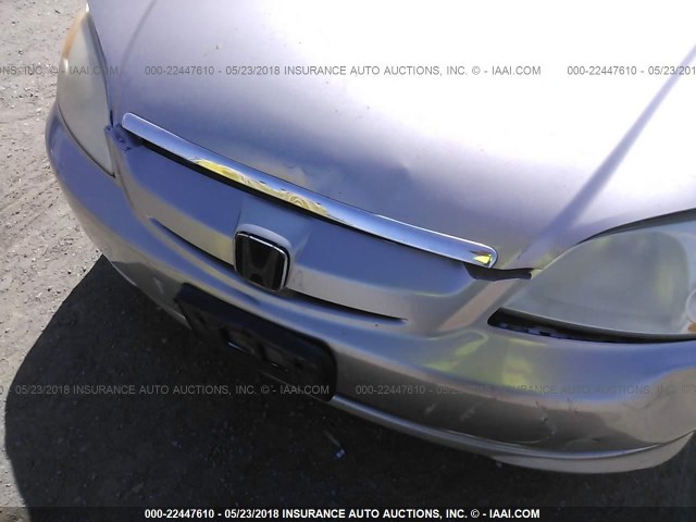 JHMES96633S028110 - 2003 HONDA CIVIC HYBRID SILVER photo 6