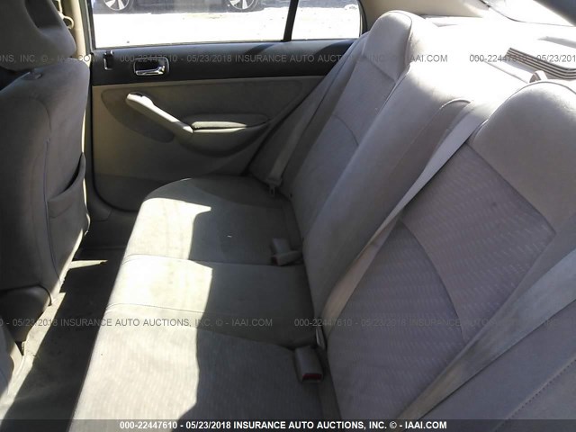 JHMES96633S028110 - 2003 HONDA CIVIC HYBRID SILVER photo 8