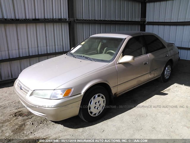 4T1BG22K0VU754705 - 1997 TOYOTA CAMRY CE/LE/XLE TAN photo 2