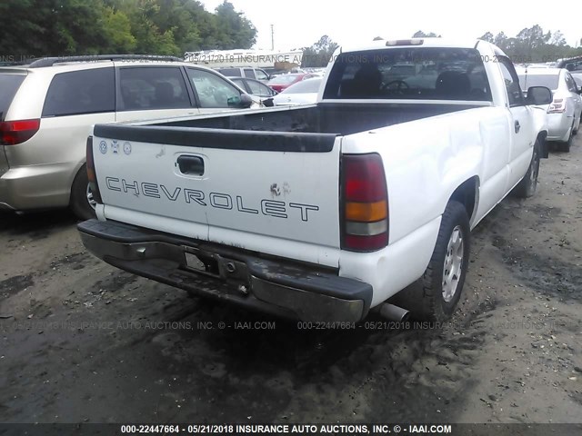 1GCEC14W0YE134944 - 2000 CHEVROLET SILVERADO C1500 WHITE photo 4