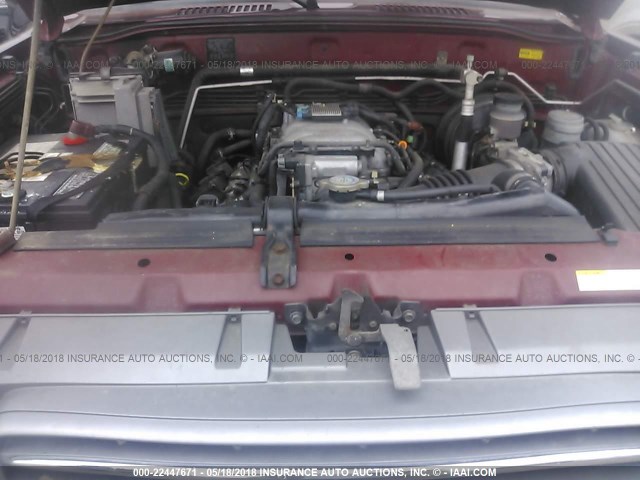 JACDJ58X117J10169 - 2001 ISUZU TROOPER S/LS/LIMITED 勃艮第红 照片 10