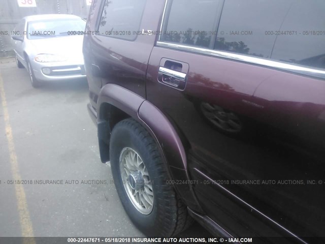 JACDJ58X117J10169 - 2001 ISUZU TROOPER S/LS/LIMITED 勃艮第红 照片 6