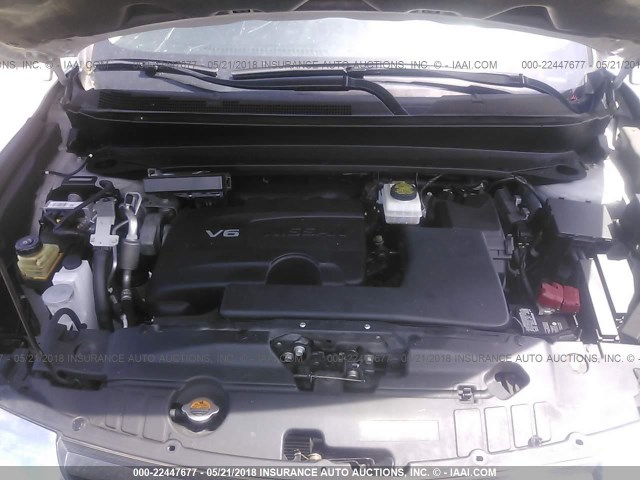 5N1DR2MM4HC648740 - 2017 NISSAN PATHFINDER S/SV/SL/PLATINUM 灰色 照片 10