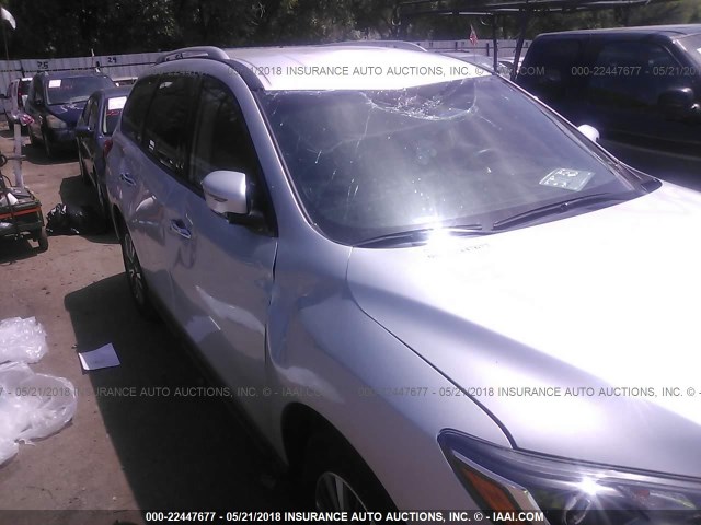 5N1DR2MM4HC648740 - 2017 NISSAN PATHFINDER S/SV/SL/PLATINUM 灰色 照片 6