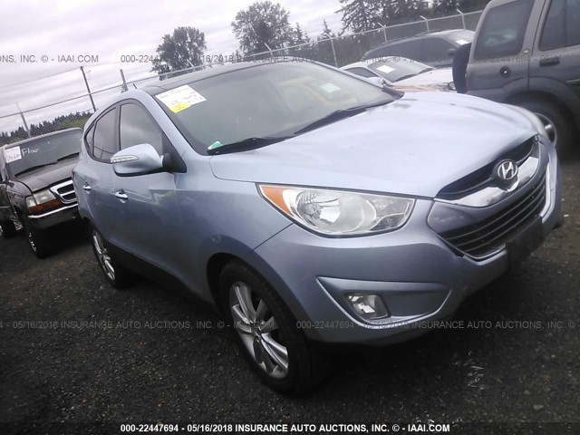 KM8JU3AC3BU157211 - 2011 HYUNDAI TUCSON GLS/LIMITED 浅蓝色 照片 1