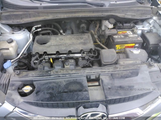 KM8JU3AC3BU157211 - 2011 HYUNDAI TUCSON GLS/LIMITED 浅蓝色 照片 10