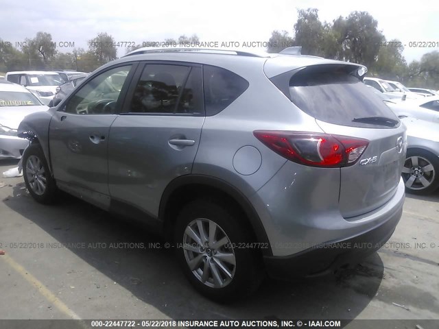 JM3KE2CY6E0408072 - 2014 MAZDA CX-5 TOURING GRAY photo 3