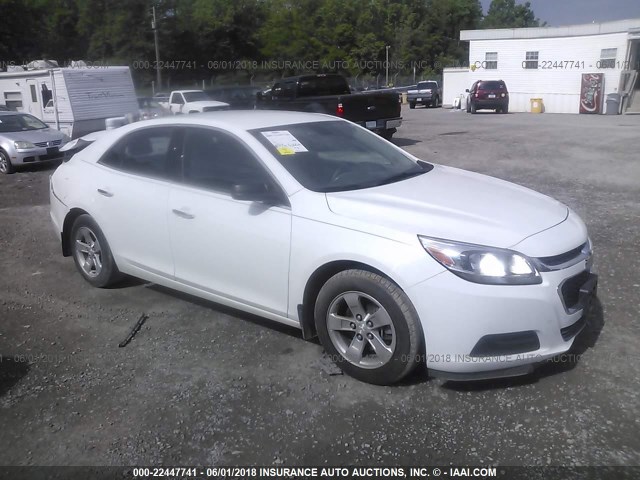 1G11B5SL0EF158760 - 2014 CHEVROLET MALIBU LS WHITE photo 1