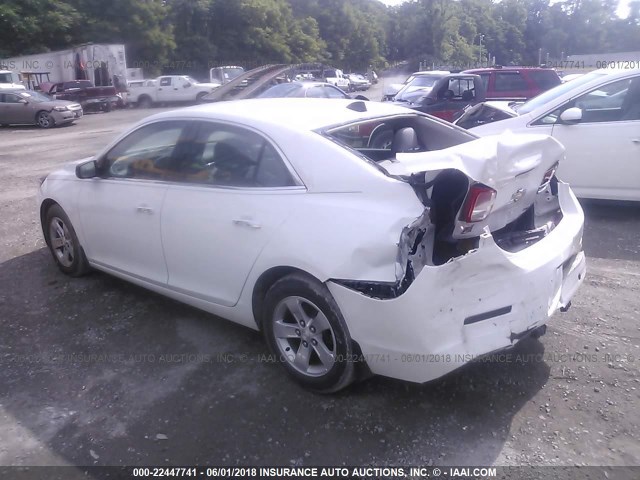 1G11B5SL0EF158760 - 2014 CHEVROLET MALIBU LS WHITE photo 3
