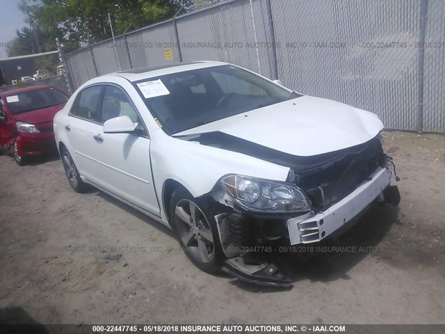 1G1ZC5EU2CF396935 - 2012 CHEVROLET MALIBU 1LT თეთრი ფოტო 1