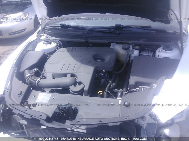 1G1ZC5EU2CF396935 - 2012 CHEVROLET MALIBU 1LT თეთრი ფოტო 10