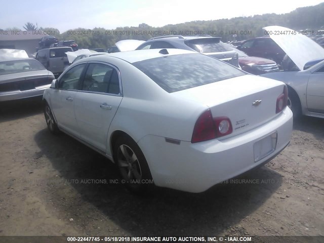 1G1ZC5EU2CF396935 - 2012 CHEVROLET MALIBU 1LT თეთრი ფოტო 3