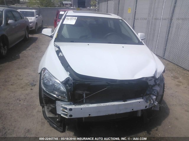 1G1ZC5EU2CF396935 - 2012 CHEVROLET MALIBU 1LT თეთრი ფოტო 6