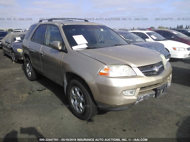 2HNYD18872H507008 - 2002 ACURA MDX TOURING GOLD photo 1