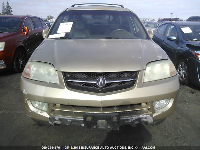 2HNYD18872H507008 - 2002 ACURA MDX TOURING GOLD photo 6