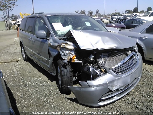 2C4RC1BG2GR268403 - 2016 CHRYSLER TOWN & COUNTRY TOURING SILVER photo 1