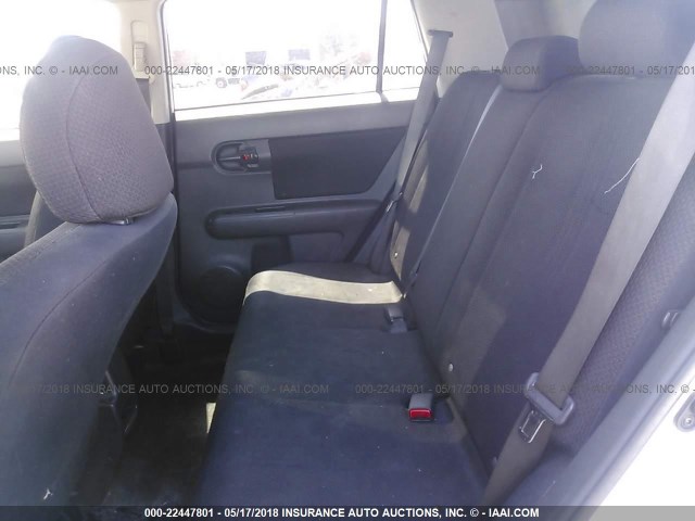 JTLKE50EX81048649 - 2008 TOYOTA SCION XB თეთრი ფოტო 8