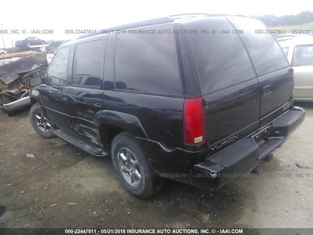 1GKEK13R6XR913291 - 1999 GMC DENALI BLACK photo 3