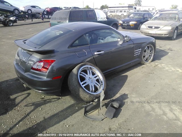 1C3AN79N65X044553 - 2005 CHRYSLER CROSSFIRE SRT-6 GRAY photo 4