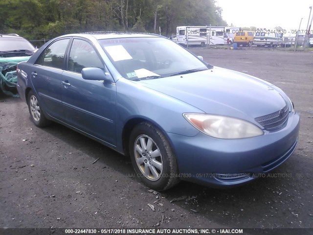 4T1BF30K92U514463 - 2002 TOYOTA CAMRY LE/XLE/SE 蓝色 照片 1