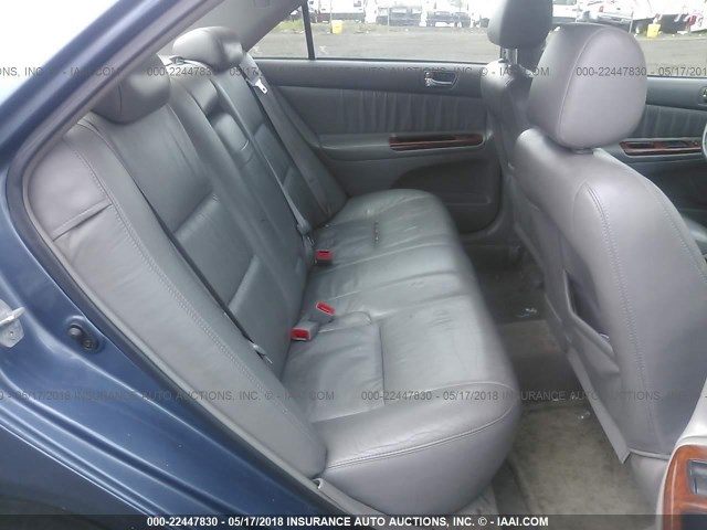 4T1BF30K92U514463 - 2002 TOYOTA CAMRY LE/XLE/SE 蓝色 照片 8
