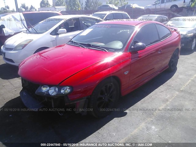 6G2VX12G24L214257 - 2004 PONTIAC GTO RED photo 2