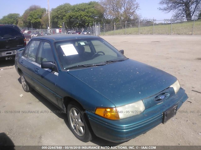 3FASP13J2SR131499 - 1995 FORD ESCORT LX/SPORT GREEN photo 1