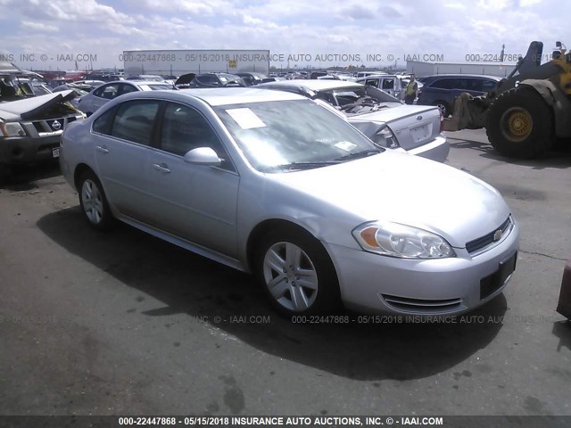 2G1WA5EN3A1200054 - 2010 CHEVROLET IMPALA LS SILVER photo 1