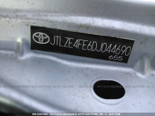 JTLZE4FE6DJ044690 - 2013 TOYOTA SCION XB SILVER photo 9