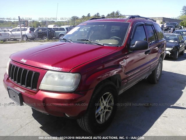 1J4GW48SX4C390422 - 2004 JEEP GRAND CHEROKEE LAREDO/COLUMBIA/FREEDOM 红色 照片 2