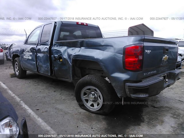 1GCRCPEH1EZ203648 - 2014 CHEVROLET SILVERADO C1500 BLUE photo 3