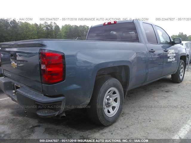 1GCRCPEH1EZ203648 - 2014 CHEVROLET SILVERADO C1500 BLUE photo 4