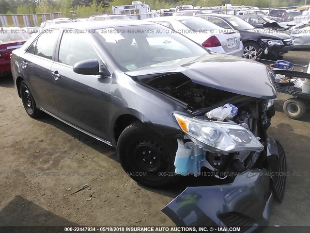 4T4BF1FK9DR290020 - 2013 TOYOTA CAMRY L/SE/LE/XLE GRAY photo 1