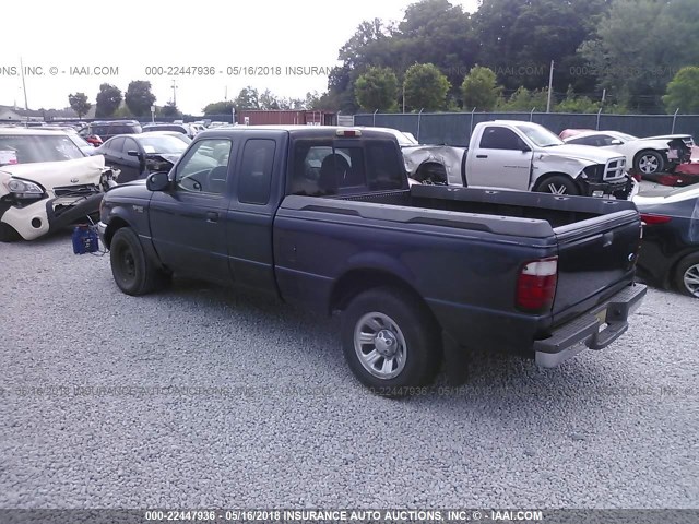 1FTYR14V11PB61194 - 2001 FORD RANGER SUPER CAB BLACK photo 3